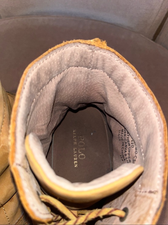 POLO RALPH LAUREN TAN MENS RANGER BOOTS SIZE 12D
Good preowned condition. main image 4